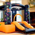 8003 Kidz Rock Bounce House with slide interacting lights and sound