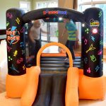 8003 Kidz Rock Bounce House with slide interacting lights and sound