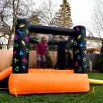 8003 Kidz Rock Bounce House with slide interacting lights and sound