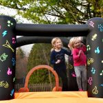 8003 Kidz Rock Bounce House with slide interacting lights and sound