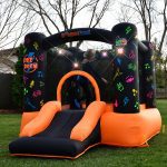 8003 Kidz Rock Bounce House with slide interacting lights and sound