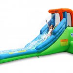 9032A single water slide green bounceland