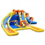 big splash triple water slide water park inflatable kids play