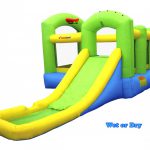 9125 bounceland bounce 'n splash wet or dry combo bounce house water slide