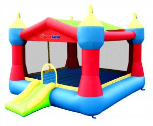 9128A Bounceland party castle 奥5 Bounce House with slide