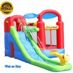 playstation wet or dry combo bounce house slide ourdoor indoor