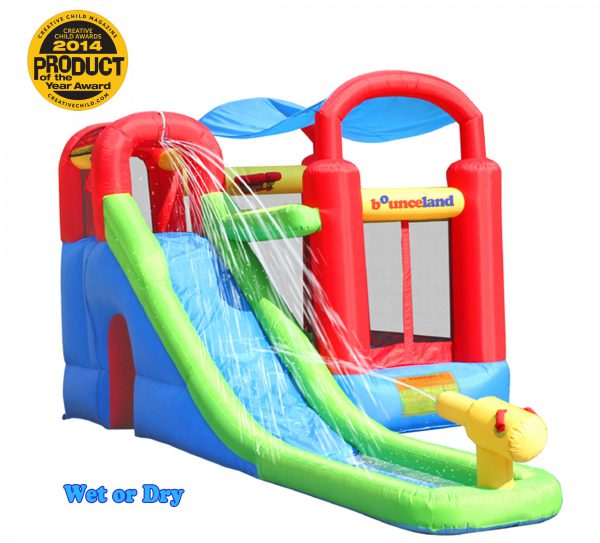 playstation wet or dry combo bounce house slide ourdoor indoor