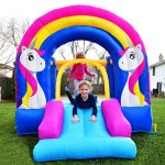 9351 rainbow unicorn bounce house kids bounce