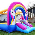 9351 rainbow unicorn bounce house kids bounce