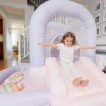 mini bouncer cotton candy bounce house with ball pit