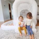 mini bouncer cloud bounce house with ball pit