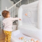 mini bouncer cloud bounce house with ball pit