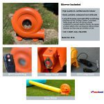 bounceland certified w4l blower included