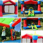 9218A party castle bounce house with slide features