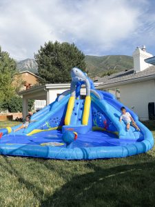 shark tank water slide dual slides kids play