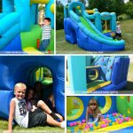 9074 ultimate combo center bounce house slide features